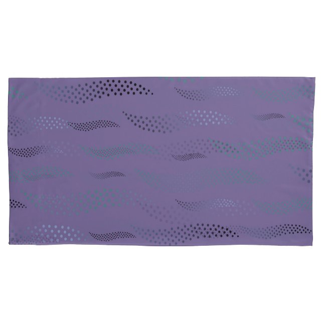 Funda De Cojín Tigre de ondas (patrón estilizado) 9 (Anverso)