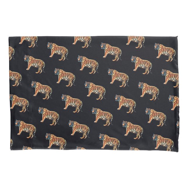 Funda De Cojín Tigre de Siberia (Anverso)
