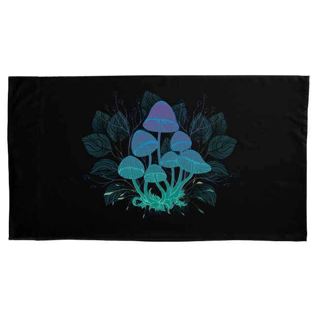 Funda De Cojín Toadstools en Bushes (Anverso)