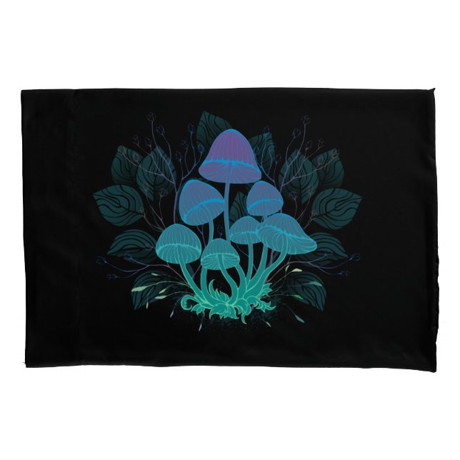 Funda De Cojín Toadstools en Bushes (Anverso-izquierdo)