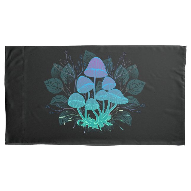 Funda De Cojín Toadstools en Bushes (Anverso-izquierdo)