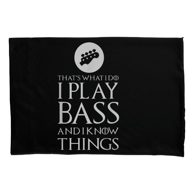 Funda De Cojín Toco Una Graciosa Guitarra Bass (Anverso)