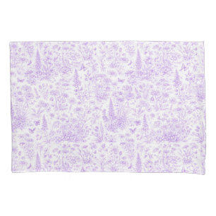 Funda De Cojín Toile de Lavanda