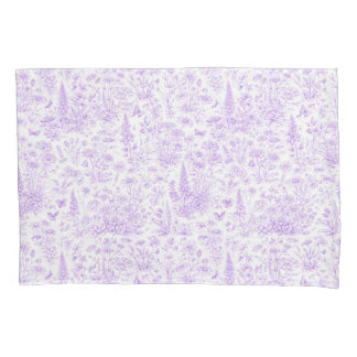 Funda De Cojín Toile de Lavanda