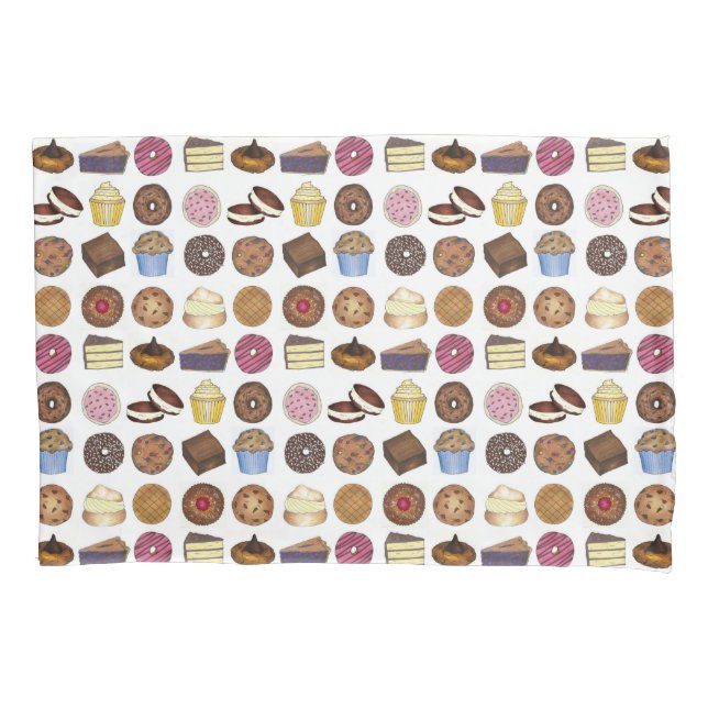 Funda De Cojín Torta de venta de pasteles Brownie Pie Pastel de p (Anverso)