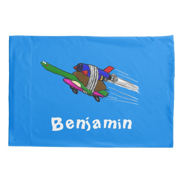 Funda De Cojín Tortuga voladora (Reverso)