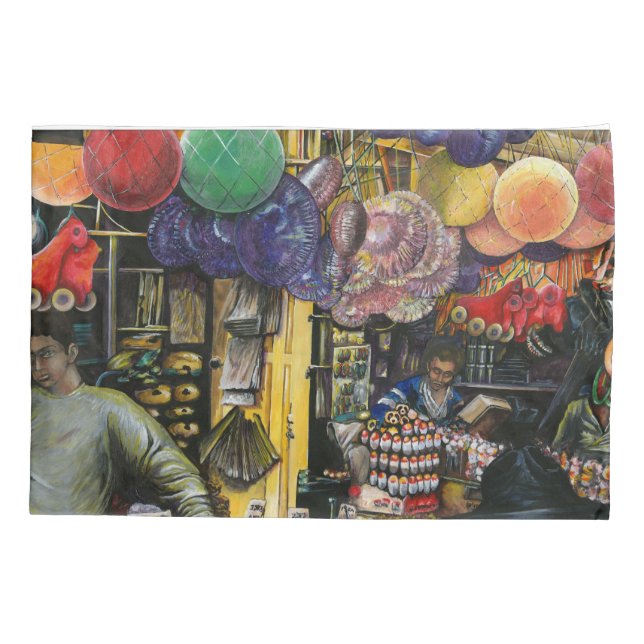 Funda De Cojín Tradiciones de comercio antiguo, Jerusalén (Reverso)