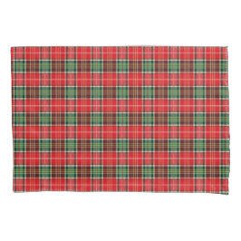 Funda De Cojín Traditional Christmas Plaid