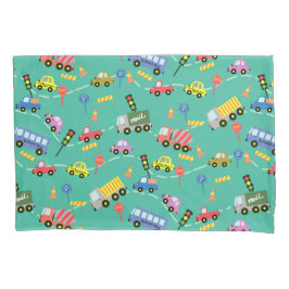 Funda De Cojín Transporte Turquesa