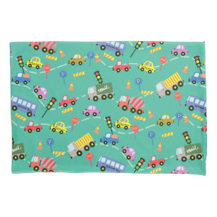 Funda De Cojín Transporte Turquesa