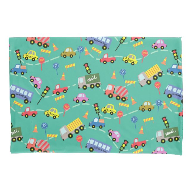 Funda De Cojín Transporte Turquesa (Anverso)