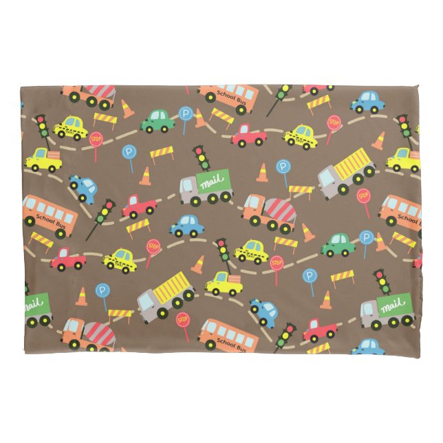 Funda De Cojín Travesation Brown. (Anverso)