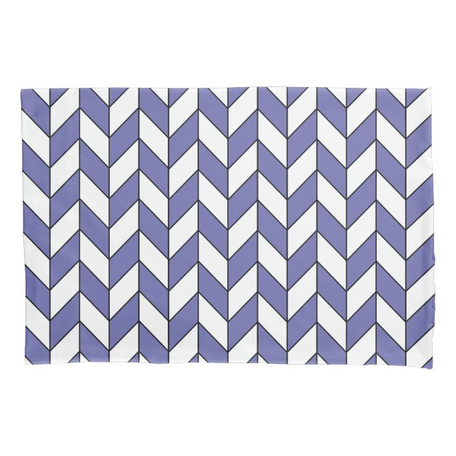 Funda De Cojín Trendy Herringbone Chevron Pattern (Anverso)