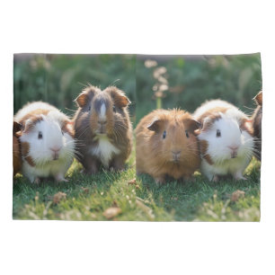 Funda De Cojín Tres Cerdos de Guinea Bebé,