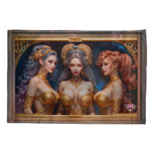 Funda De Cojín Tres Gracias De La Mitología Griega por Xzendor7