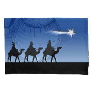 Funda De Cojín Tres hombres sabios - regalo de unos de los reyes