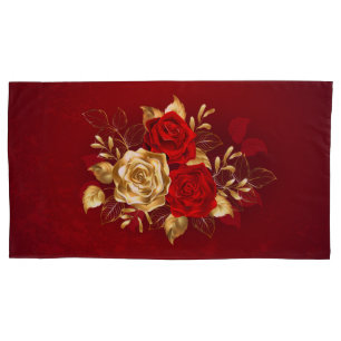 Funda De Cojín Tres Rosas Joyas