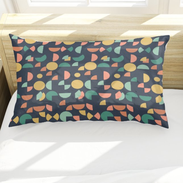 Funda De Cojín Tribal Geométrica Retro Moderno y Elegante (Retro Modern Elegant Geometric Tribal Pillow Case)