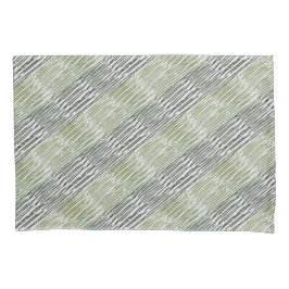 Funda De Cojín Tribal Green Stripes Abstract Pattern