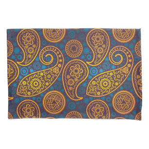 Funda De Cojín Trippy Hippy Retro Paisley