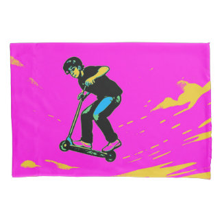 Funda De Cojín Truco de alto vuelo - Piloto de scooter