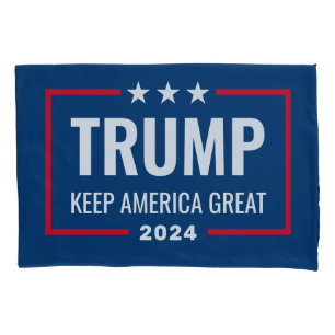 Funda De Cojín Trump 2024 Mantenga a Estados Unidos grande - rojo