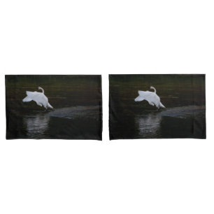 Funda De Cojín Trumpeter Swan