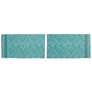 Funda De Cojín Turquesa del sudoeste