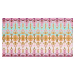 Funda De Cojín Turquesa Rosa Y PLum