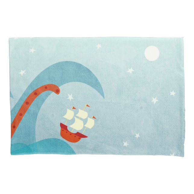 Funda De Cojín Un mal día para los marineros (Anverso-izquierdo)