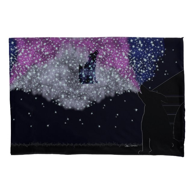 Funda De Cojín Una noche de verano con Sirius (Anverso)
