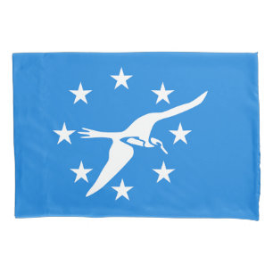 Funda De Cojín Una sola almohada con bandera de Corpus Christi