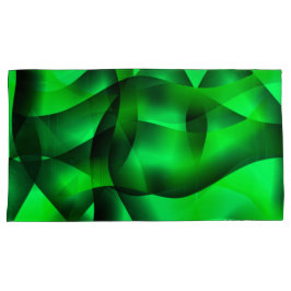 Funda De Cojín ¿Undulación verde limón y negra, con sombra?