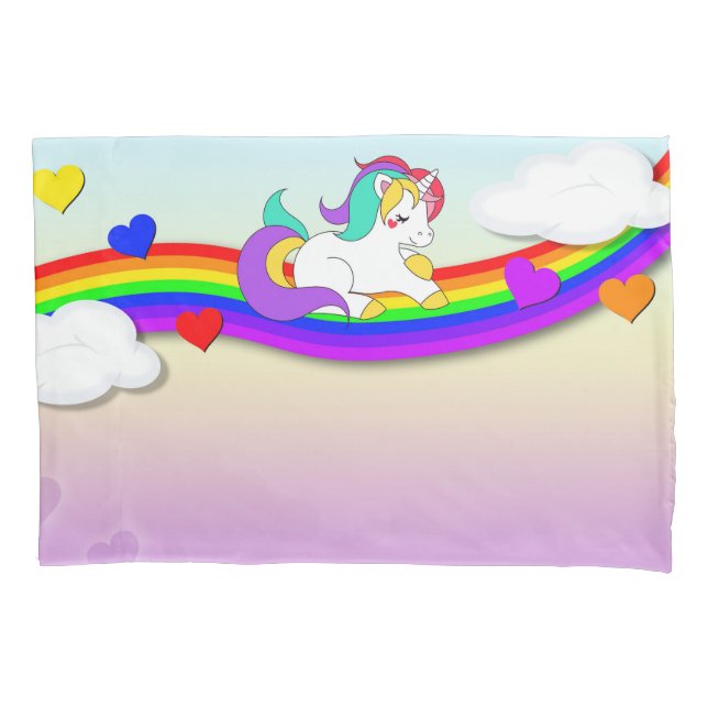 Funda De Cojín Unicornio (Anverso)