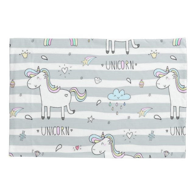 Funda De Cojín Unicornio (Reverso)