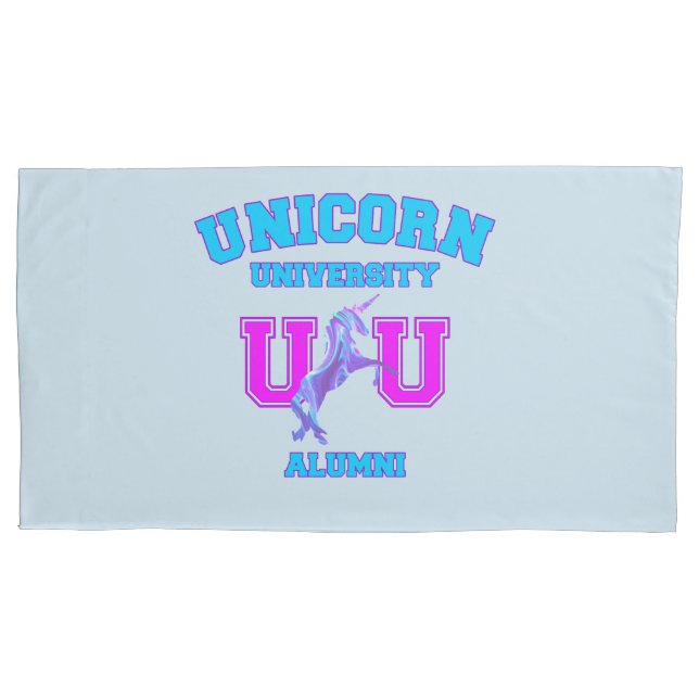 Funda De Cojín Universidad de Unicorn (Anverso)