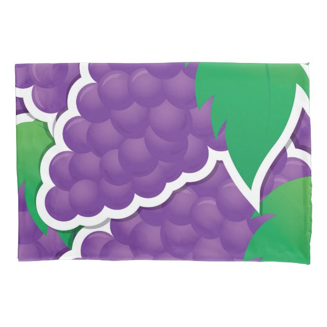 Funda De Cojín Uvas moradas funestas (Anverso)