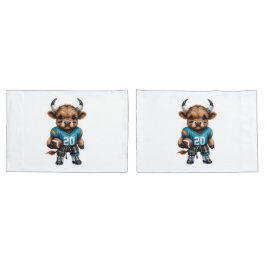 Funda De Cojín Vacas de la región montañosa y fútbol