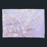 Funda De Cojín Van Gogh Almond Blossoms Lavender<br><div class="desc">Flores de almendras de Vincent Van Gogh alteración del color copyright 2Sweet4wordsDiseños/ PureVintage Love Consiga la belleza de la querida Florencia de Almendros de Van Gogh en los colores que concuerdan con su casa.</div>