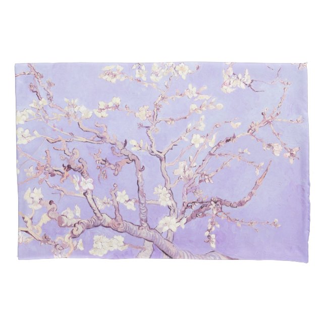 Funda De Cojín Van Gogh Almond Blossoms Lavender (Anverso)