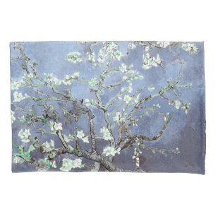 Funda De Cojín Van Gogh Almond Blossoms Steel Blue