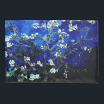 Funda De Cojín Van Gogh Almond Blossoms Vibrant Blue<br><div class="desc">Flores de almendras de Vincent Van Gogh alteración del color copyright 2Sweet4wordsDiseños/ PureVintage Love Consiga la belleza de la querida Florencia de Almendros de Van Gogh en los colores que concuerdan con su casa.</div>
