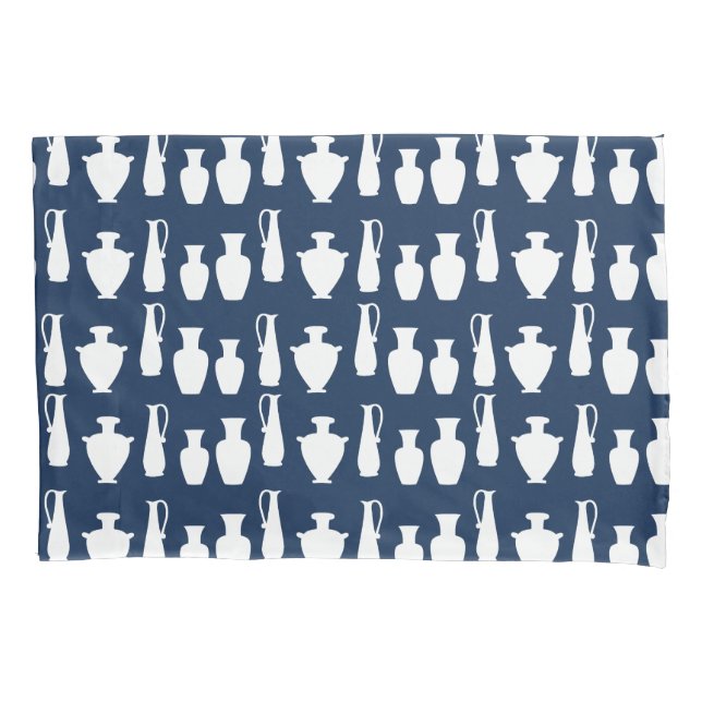 Funda De Cojín Vasos griegos antiguos Jars Varios patrones de for (Anverso)