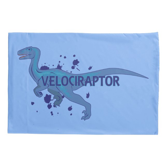 Funda De Cojín Velociraptor (Reverso)