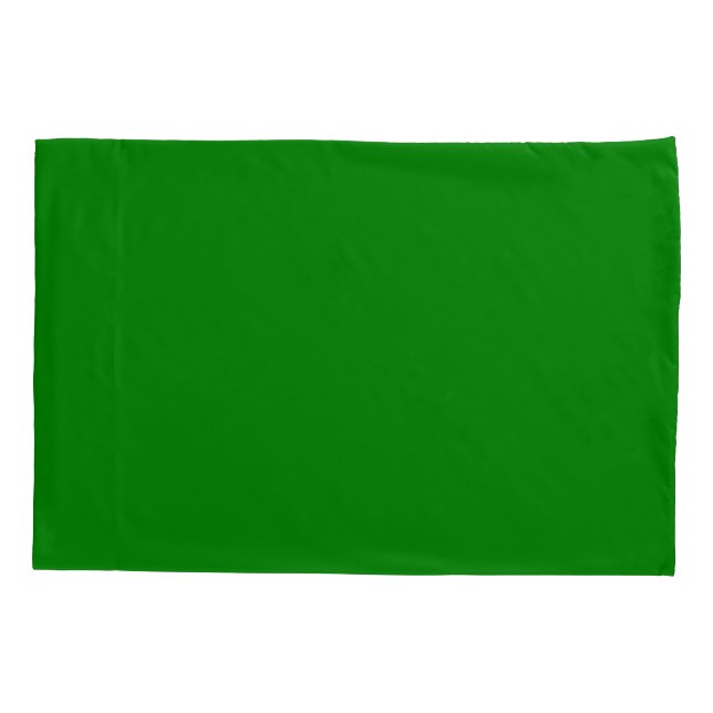 Funda De Cojín Verdadero verde (Reverso)