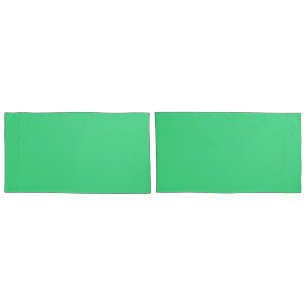Funda De Cojín Verde androide (color sólido)