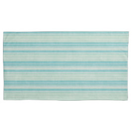 Funda De Cojín Verde Azul costero tachó su nombre de rústico