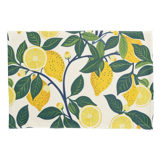 Funda De Cojín Vibrant Lemon Grove (Anverso-izquierdo)