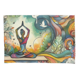 Funda De Cojín Vibrante Yoga Serenity Standard