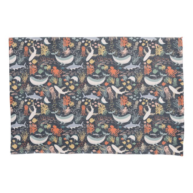 Funda De Cojín Vida marina (Anverso)